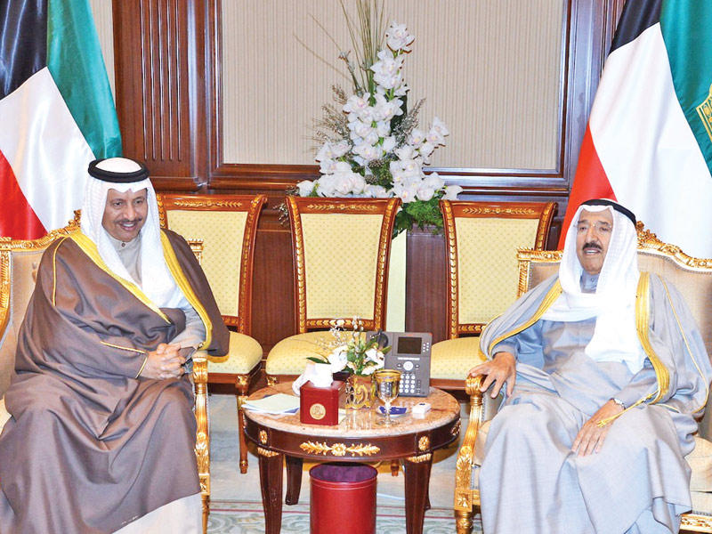 الأمير مستقبلاً المبارك أمس