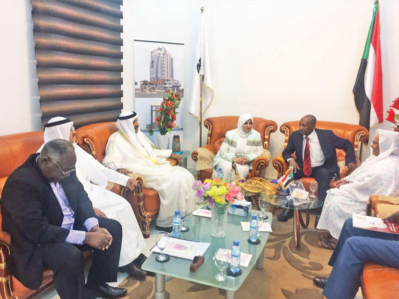 الصبيح خلال مباحثاتها مع  نظيرها السوداني