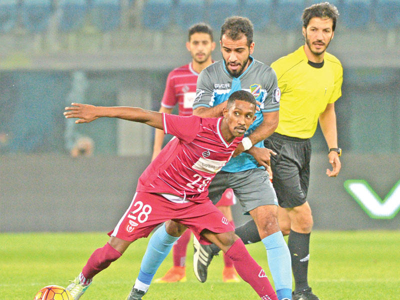 النصر والسالمية في لقاء سابق