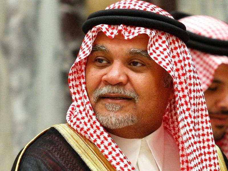 الأمين العام السابق لمجلس الأمن الوطني الرئيس السابق للاستخبارات السعودية الأمير بندر بن سلطان