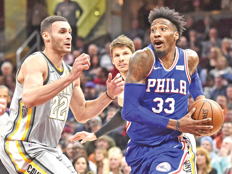 كوفينغتون نجم فيلادلفيا ولاري نجم كليفلاند