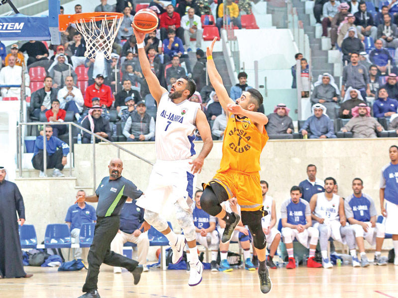 جانب من آخر لقاء بين القادسية والجهراء 