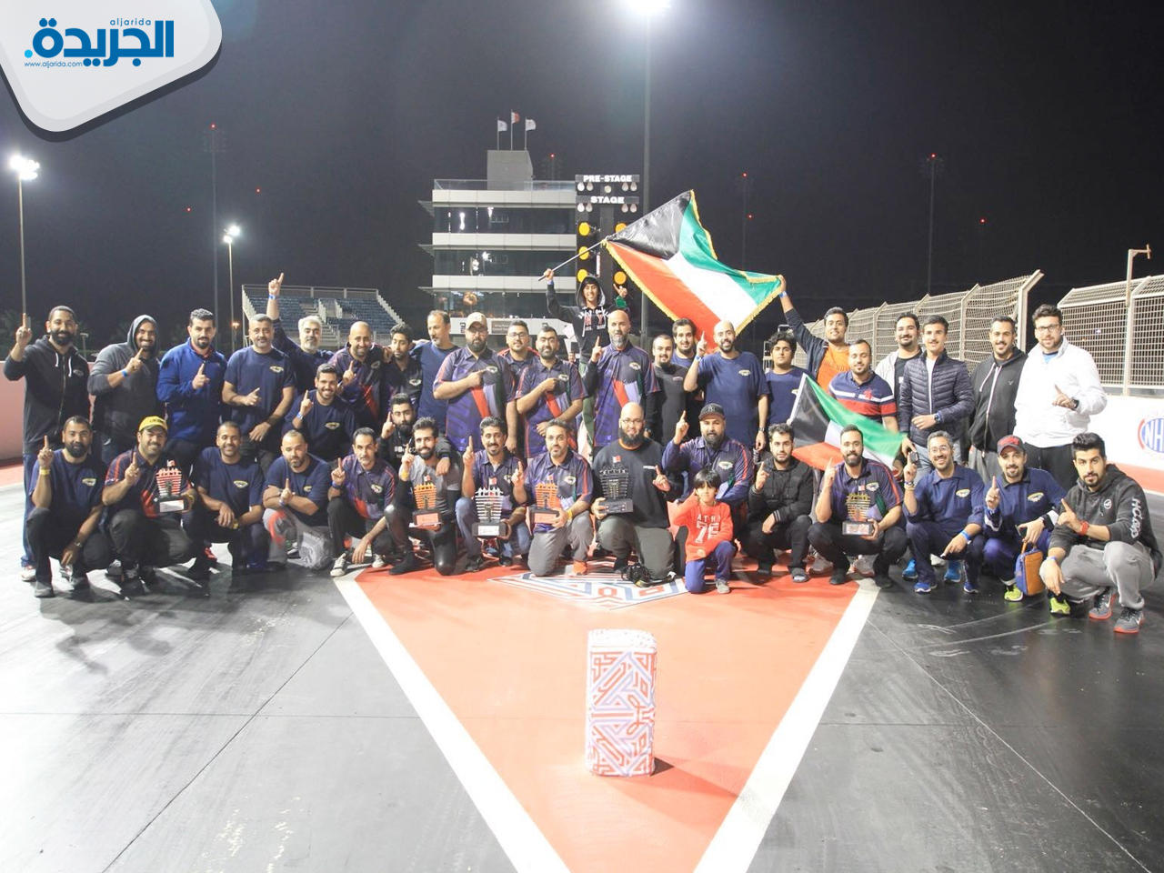 الفريق الكويتي المشارك في السباق