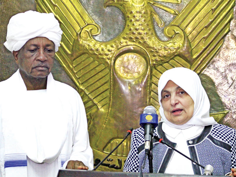 الصبيح في ختام مباحثاتها مع نظيرها السوداني