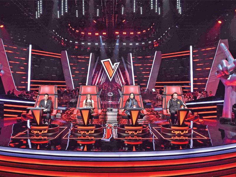 عاصي وأحلام وإليسا وحماقي نجوم «ذا فويس» 