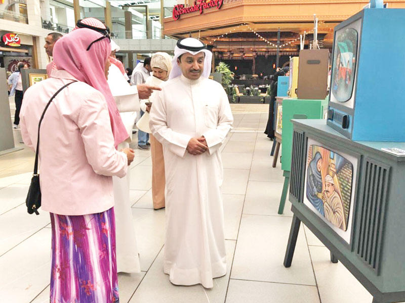 الحويلة خلال جولة في المعرض