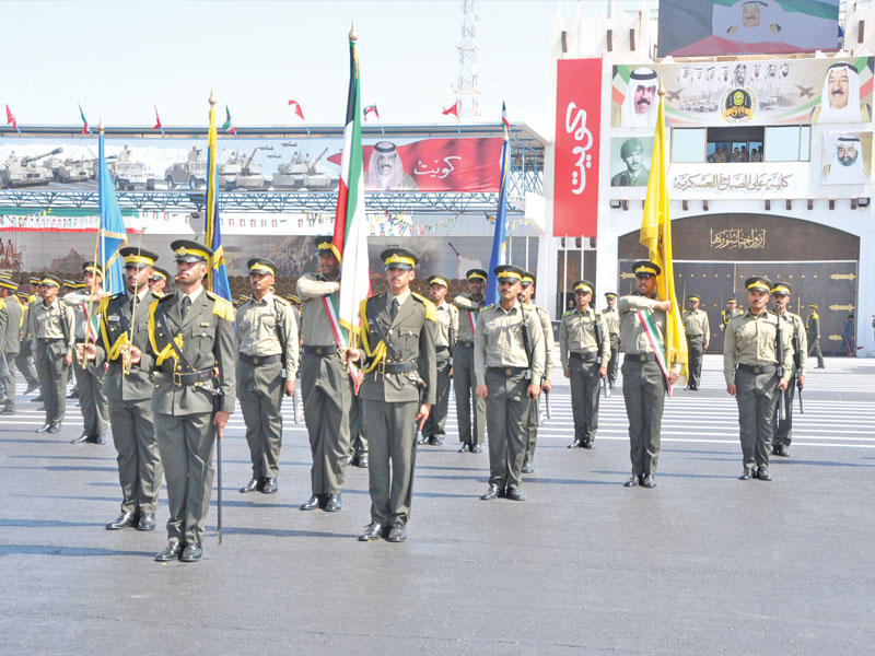 جانب من «بروفات» حفل التخرج