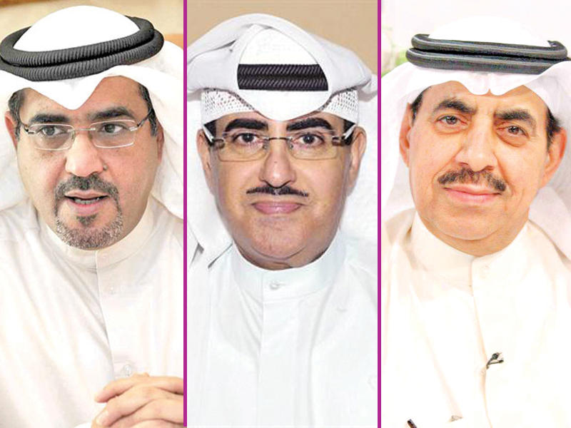 حيدر الهزاع و فهد المبارك و سعد الفندي