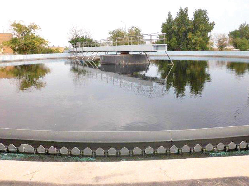 محطة الصرف الصحي في أم الهيمان