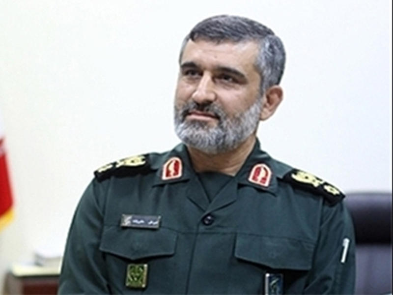 قائد القوات الجوية في الحرس الثوري الإيراني اللواء أمير علي حاجي