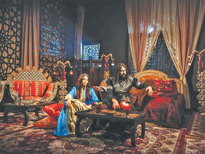 مشهد من مسلسل «هارون الرشيد»