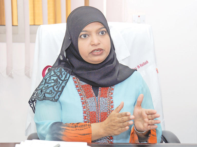  رئيسة وحدة الجهاز الهضمي في مستشفى الصباح د. وفاء الحشاش