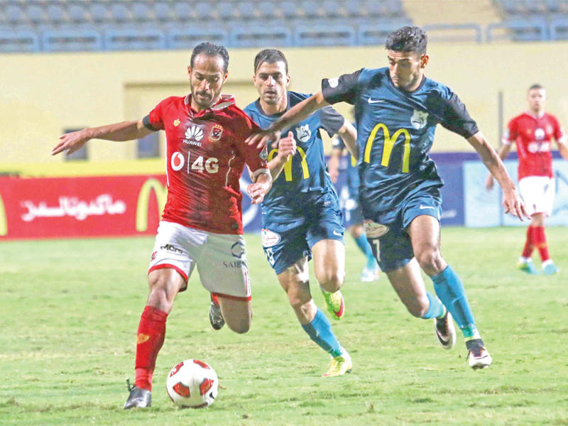 جانب من مباراة سابقة للأهلي أمام إنبي