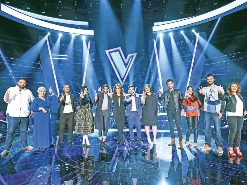فريق إليسا في «the Voice»