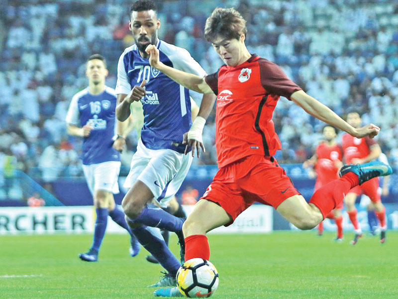 جانب من مباراة الذهاب بين الهلال والريان