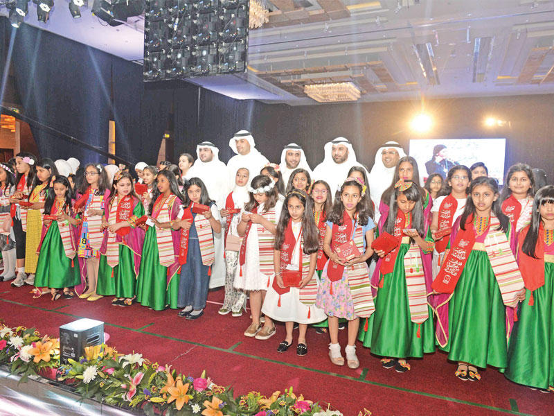 الصالح والشراح وبعض النواب خلال الحفلn