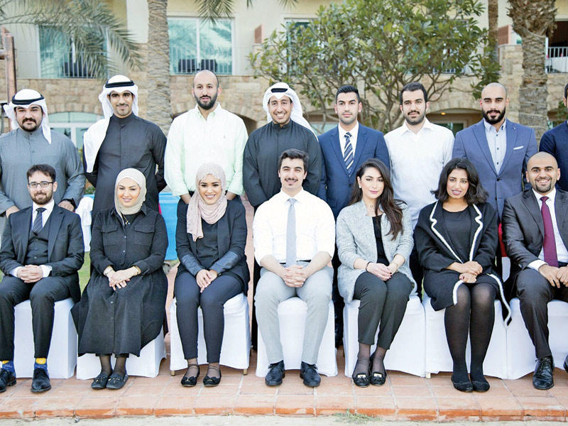 لقطة جماعية خلال اختتام المعسكر