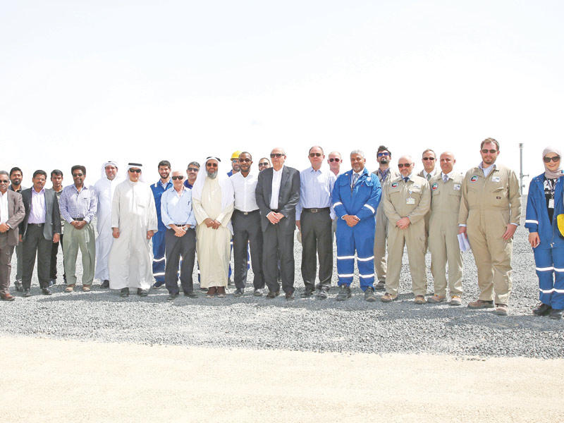 لقطة جماعية خلال الجولة