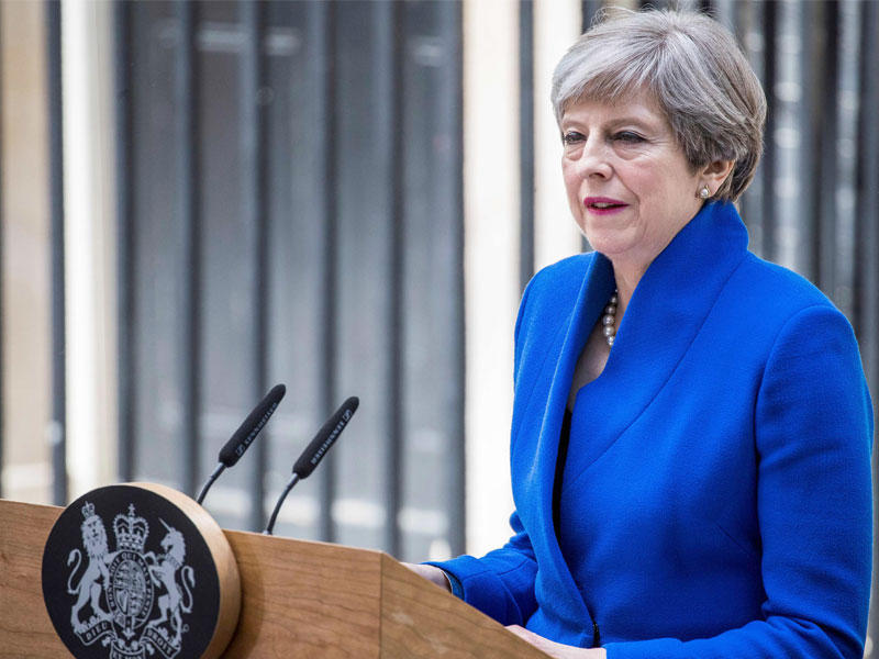 رئيسة الوزراء البريطانية تيريزا ماي