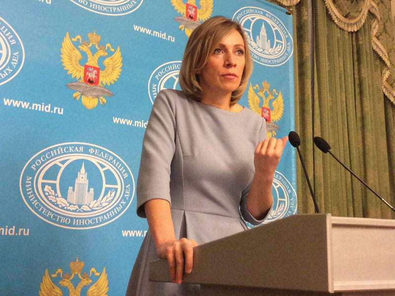 الناطقة باسم وزارة الخارجية الروسية ماريا زخاروفا