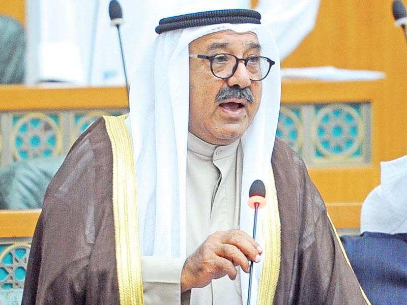 النائب الأول وزير الدفاع الشيخ ناصر صباح الأحمد