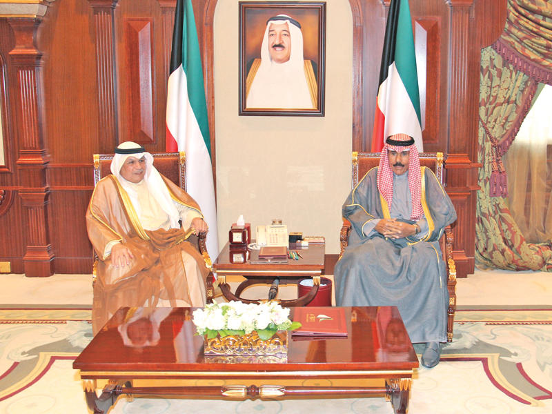 ولي العهد مستقبلاً الجراح أمس