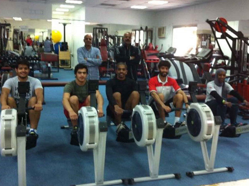  جانب من استعدادات المنتخب الكويتي للتجديف للبطولة العربية الثانية 