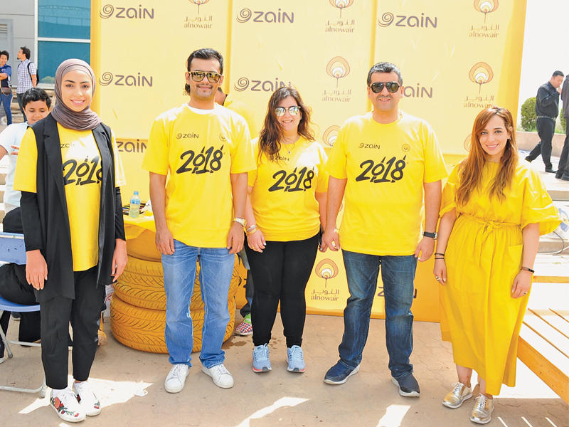 فريق «زين» خلال الكرنڤال