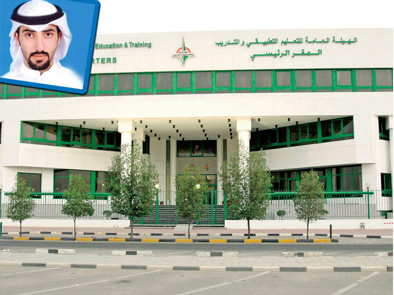 نائب رئيس الاتحاد العام لطلبة ومتدربي الهيئة العامة للتعليم التطبيقي والتدريب للشؤون الأكاديمية عبدالله السعدي