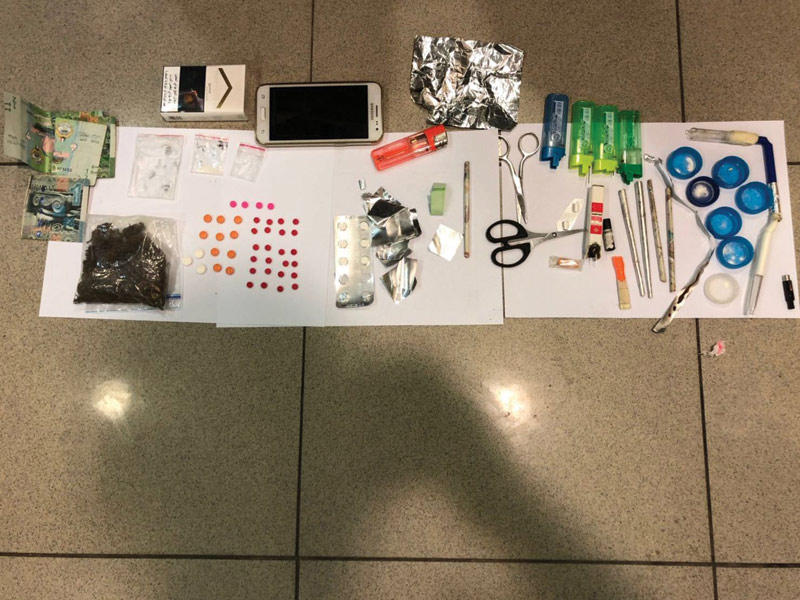 المخدرات والمضبوطات