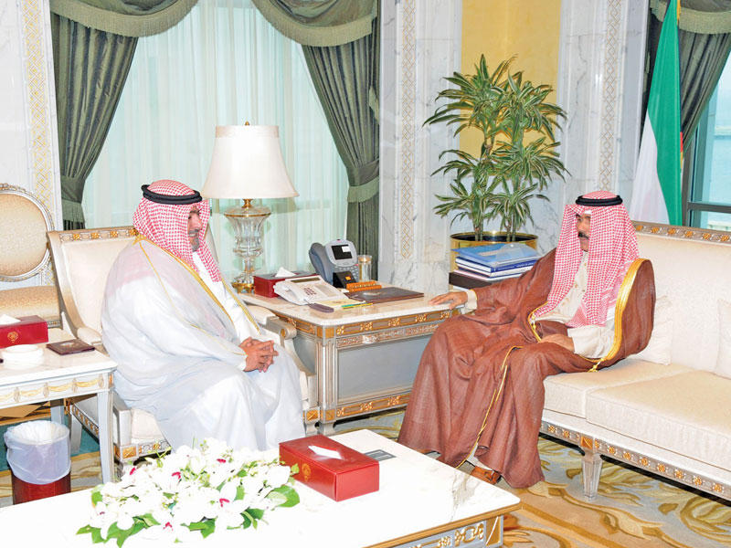 ولي العهد مستقبلاً ثامر العلي أمس