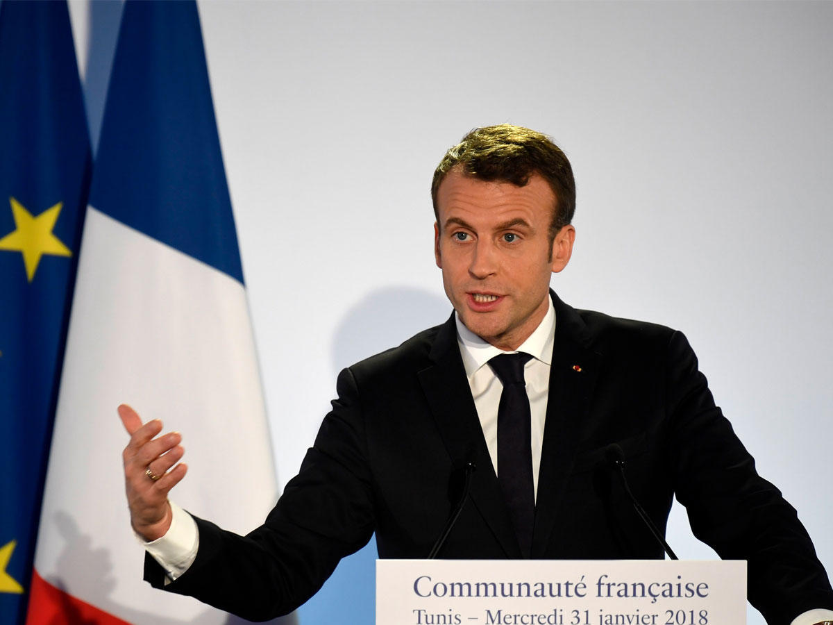 الرئيس إيمانويل ماكرون