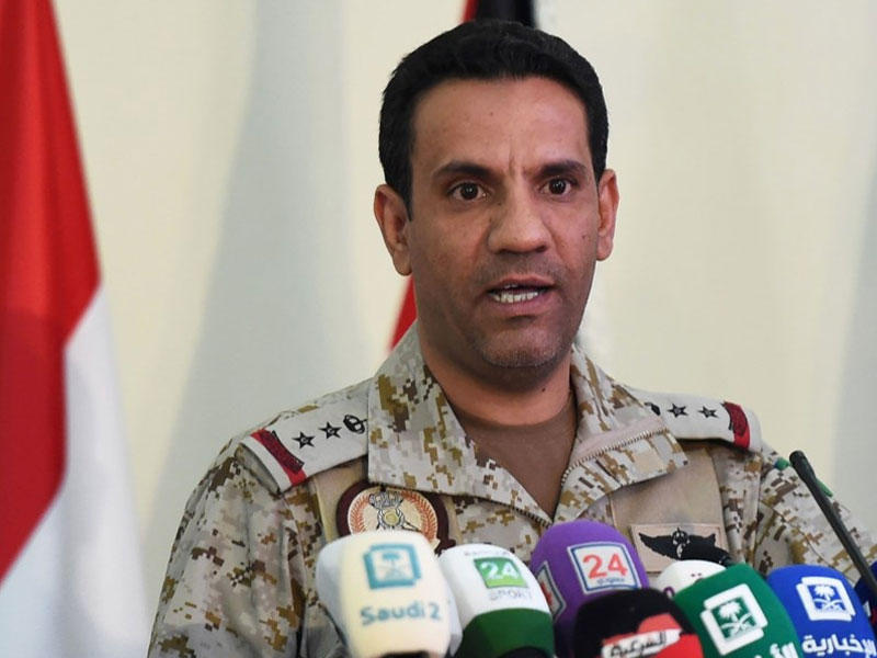  المتحدث باسم التحالف العسكري العقيد تركي المالكي