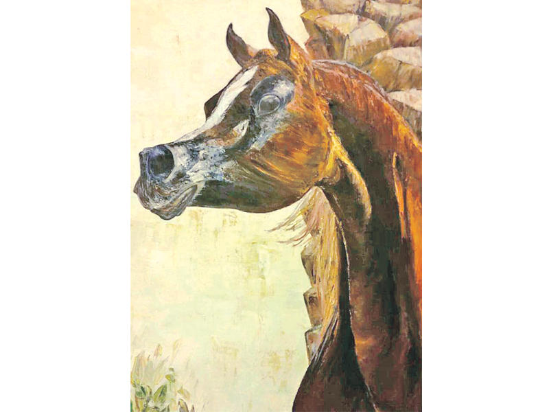 جانب من أعمال المعرض 