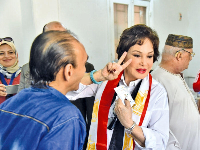 لبلبة خلال التصويت