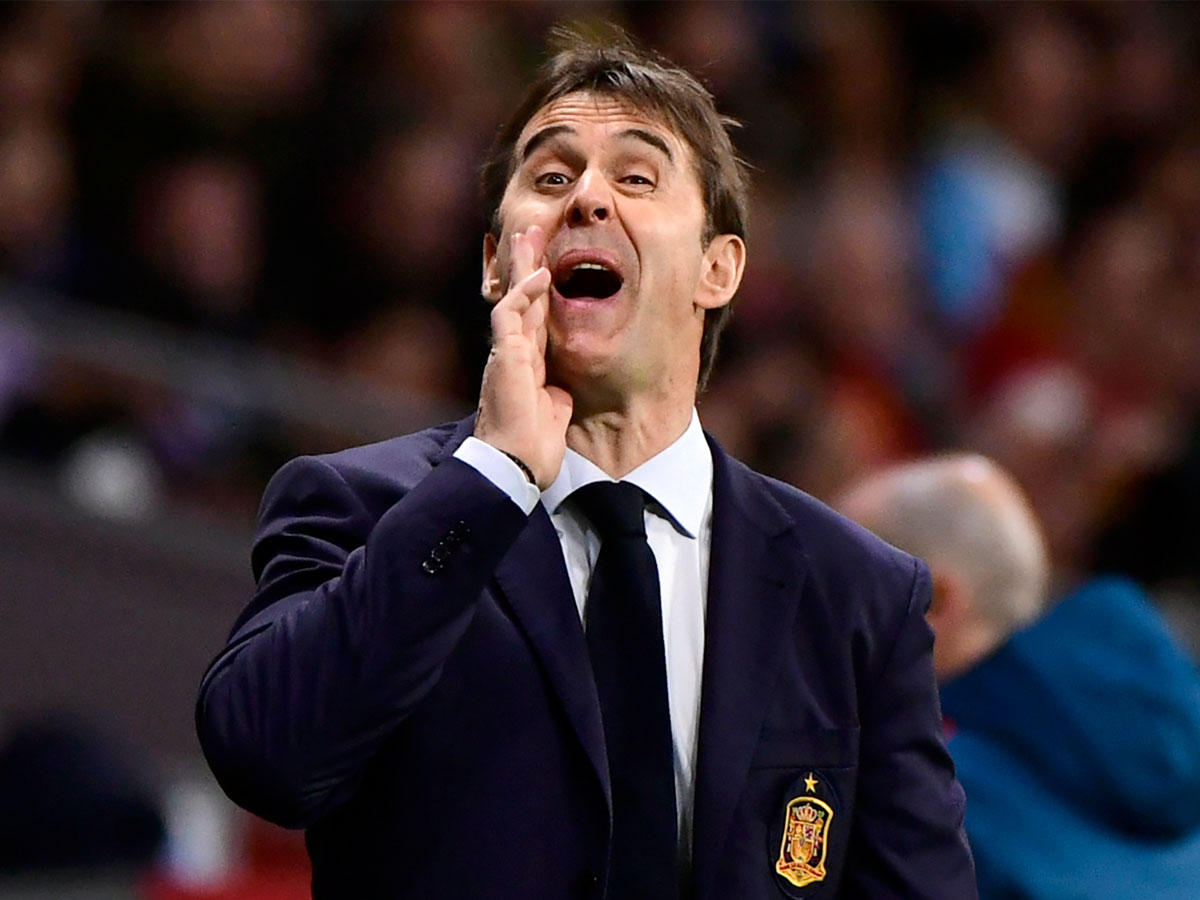  مدرب منتخب إسبانيا جولين لوبيتيجي