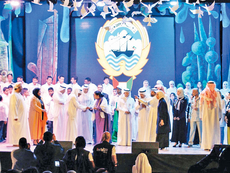 جانب من أوبريت «السلام»