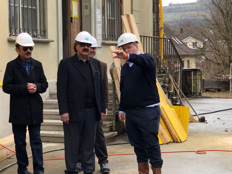 الجارالله يتفقد الاعمال الانشائية