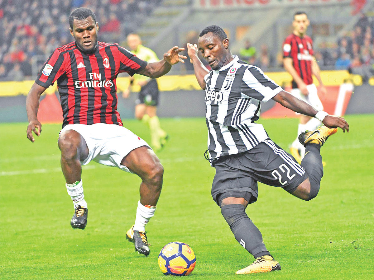 اسامواه نجم يوفنتوس وكيسي نجم ميلان