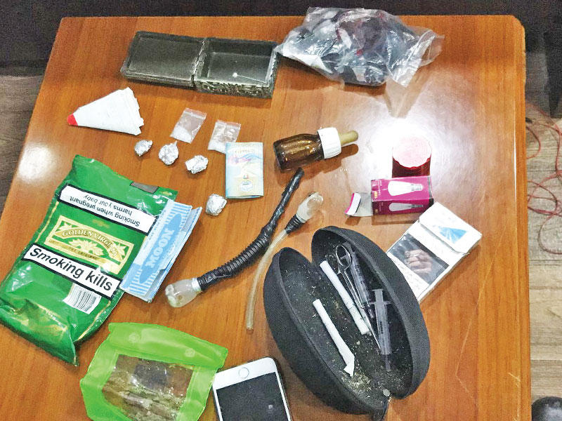 بعض المضبوطات