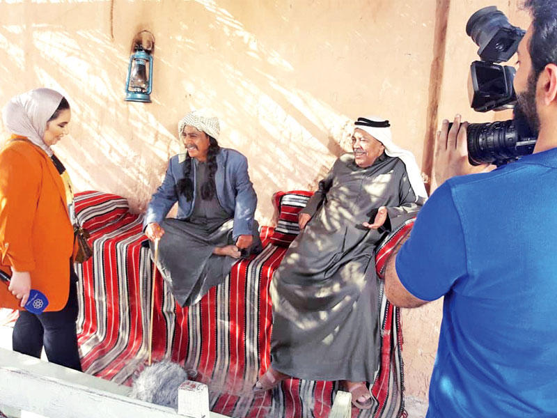 سعد الفرج في كواليس مسلسل «سموم»