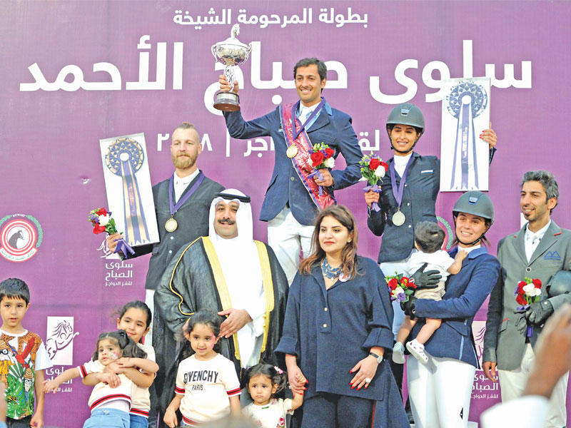  صباح ناصر الأحمد يتوج الفائزين ببطولة سلوى الصباح 