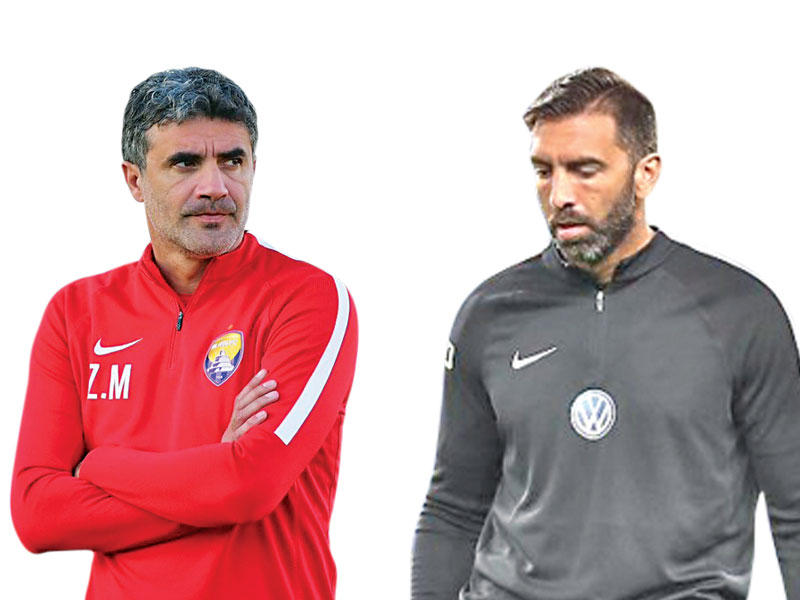 الأرجنتيني خوان براون مدرب الهلال  - زوران ماميتش مدرب العين