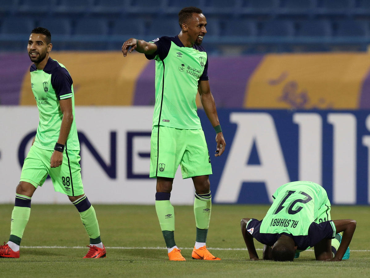 فرحة اهلي جدة في الجولة الماضية