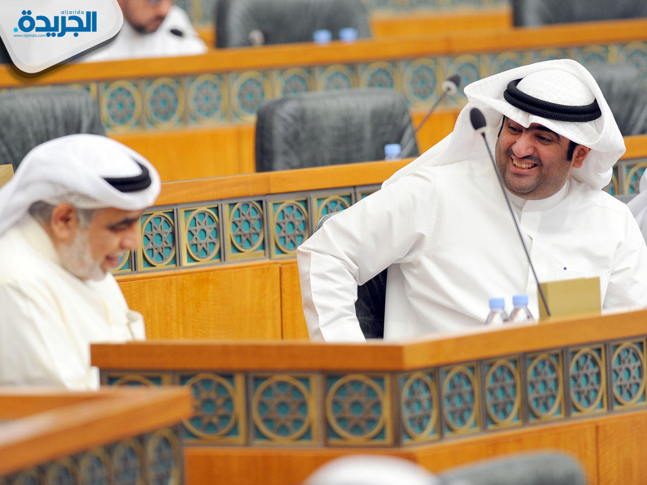 الروضان خلال جلسة اليوم