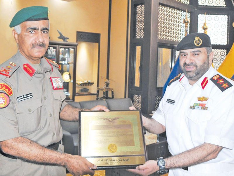 الخضر مستقبلاً العقيد سعود العنزي