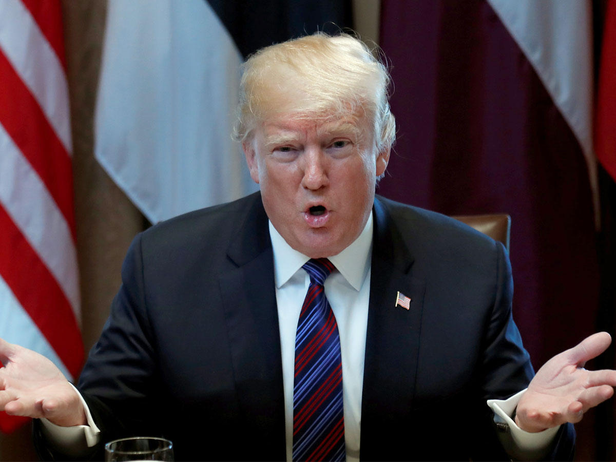 رئيس الولايات المتحدة دونالد ترامب