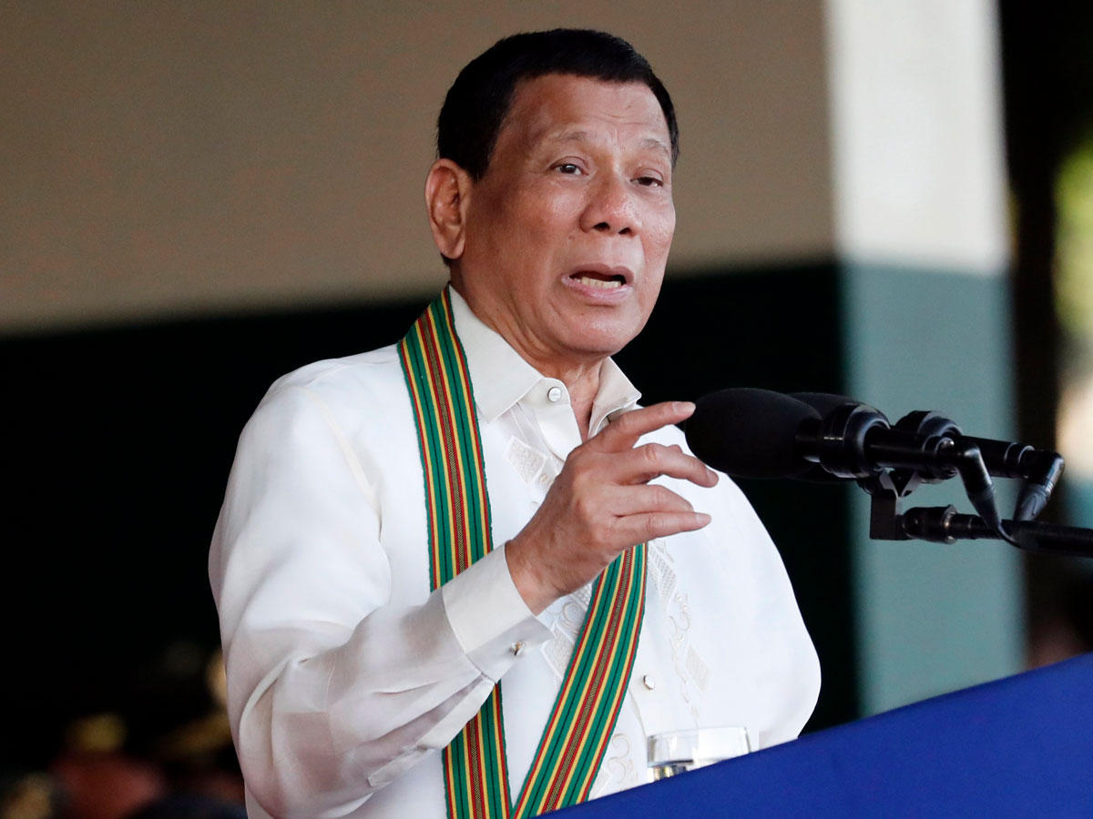  الرئيس الفلبيني رودريغو دوتيرتي