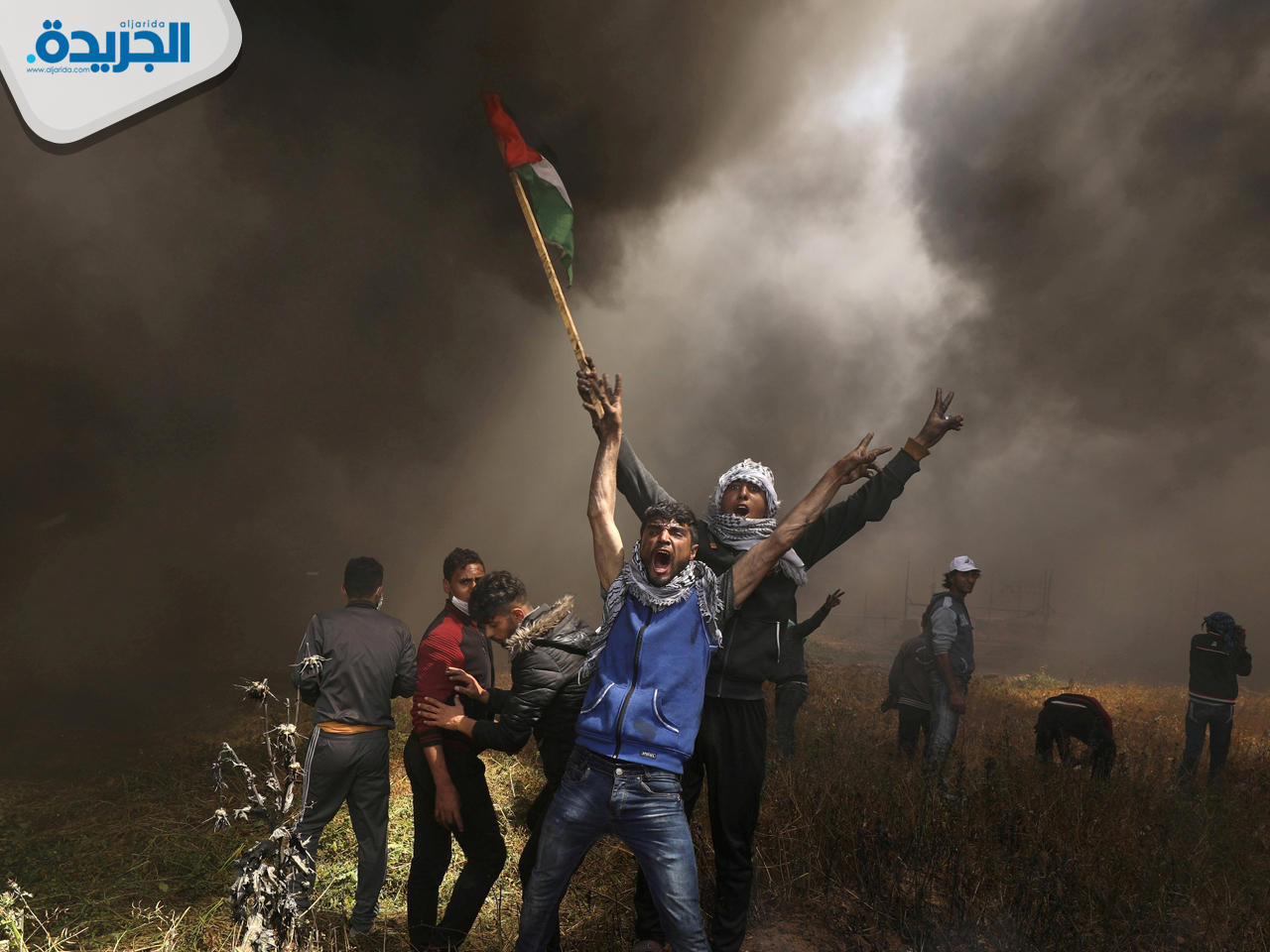 أحد الصور التي التقطتها عدسة محمد سالم خلال «جمعة الكوشوك»