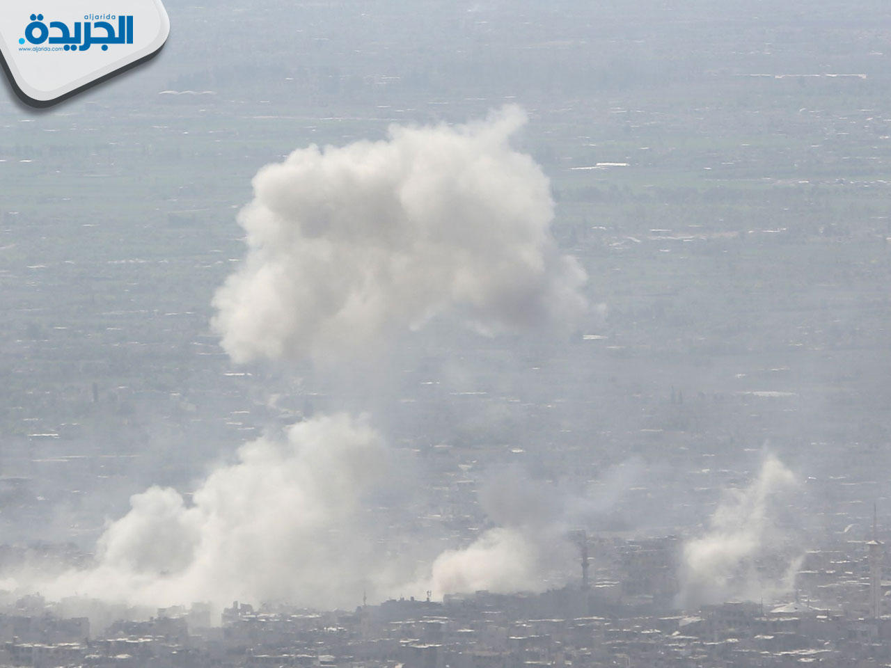 قصف النظام السوري على مدينة دوما